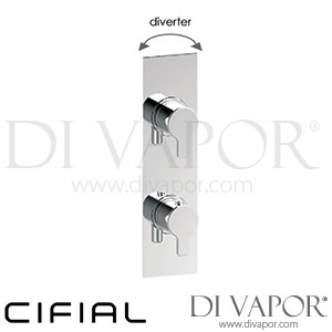 Cifial 600NV60CL Slim Coule Thermostatic Shower Valve 1 Outlet Spare Parts