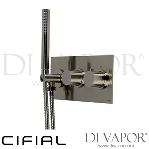 Cifial 600S38TH-x20 PVD X20 2 Control Landscape Thermostatic Shower System 2 Outlets Spare Parts