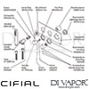 Cifial 2 Control Landscape Therm Shower System Dimension