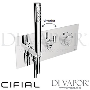 Cifial 600S38TH Technovation 465 2 Control Landscape Thermostatic Shower System Spare Parts