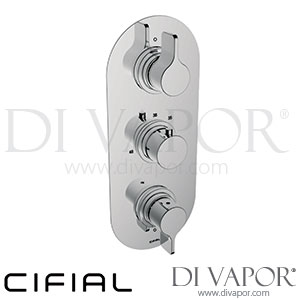 Cifial 600V32T2 TH251 3 Control Thermostatic Valve 2 Outlets Spare Parts