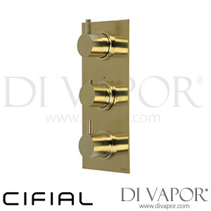 Cifial 600V32TH-X11 PVD X11 3 Control Thermostatic Valve 2 Outlets Spare Parts