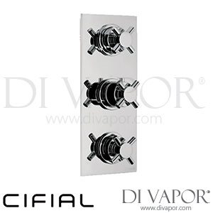 Cifial 600V32THX300 Techno X300 3 Control Thermostatic Shower Valve 2 Outlets Spare Parts