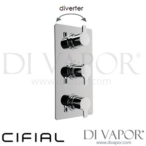Cifial 600V33CL Coule 3 Control Thermostatic Shower Valve with Diverter Spare Parts