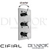 Cifial 600V33CL Coule 3 Control Thermostatic Shower Valve with Diverter Spare Parts