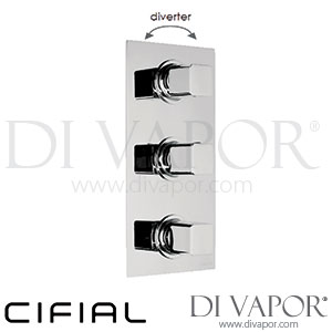 Cifial 600V33CU Cudo 3 Control Thermostatic Shower Valve with Diverter Spare Parts