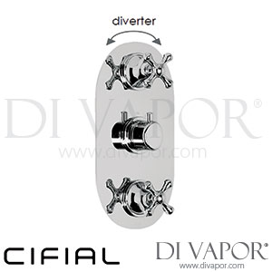 Cifial 600V33ED Edwardian 3 Control Thermostatic Shower Valve with Diverter Spare Parts