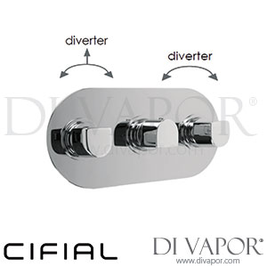 Cifial 600V33EM Emmie 3 Control Thermostatic Valve with Diverter Spare Parts