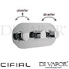 Cifial 600V33EM Emmie 3 Control Thermostatic Valve with Diverter Spare Parts