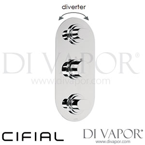 Cifial 600V33SF Adele 3 Control Themostatic Shower Valve 3 Outlets Spare Parts