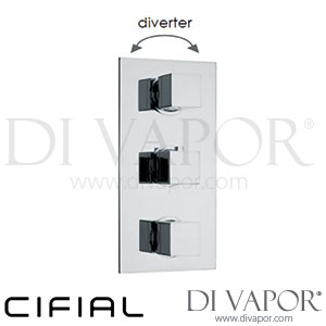 Cifial 600V33SQ Quadrado 3 Control Thermostatic Shower Valve 3 Outlets Spare Parts
