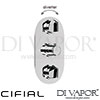 Cifial 600V33SY Techno 65 3 Control Thermostatic Shower Valve 3 Outlets Spare Parts