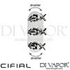 Cifial 600V34HX Hexa 3 Control Thermostatic Valve with Double Diverter Spare Parts