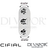 Cifial 600V34SF Adele 3 Control Thermostatic Shower Valve 4 Outlets Spare Parts