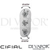 Cifial 3 Control Valve Double Diverter 4 Outlets Spare Parts