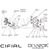 Cifial Technovation 3 Control Shower Valve Diverter Dimension