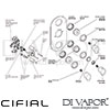 Cifial Viva 3 Control Therm Valve Diverter Dimension