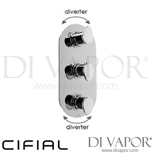 Cifial 600V34VV Viva 3 Control Thermostatic Valve with Diverter Spare Parts