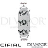 Cifial 600V35BHX Brookhaven Cross 3 Control Thermostatic Valve with Double Diverter 5 Outlets Spare 