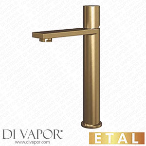 ETAL Saris High Rise Mono Basin Mixer Tap Brushed Gold 602KG Spare Parts