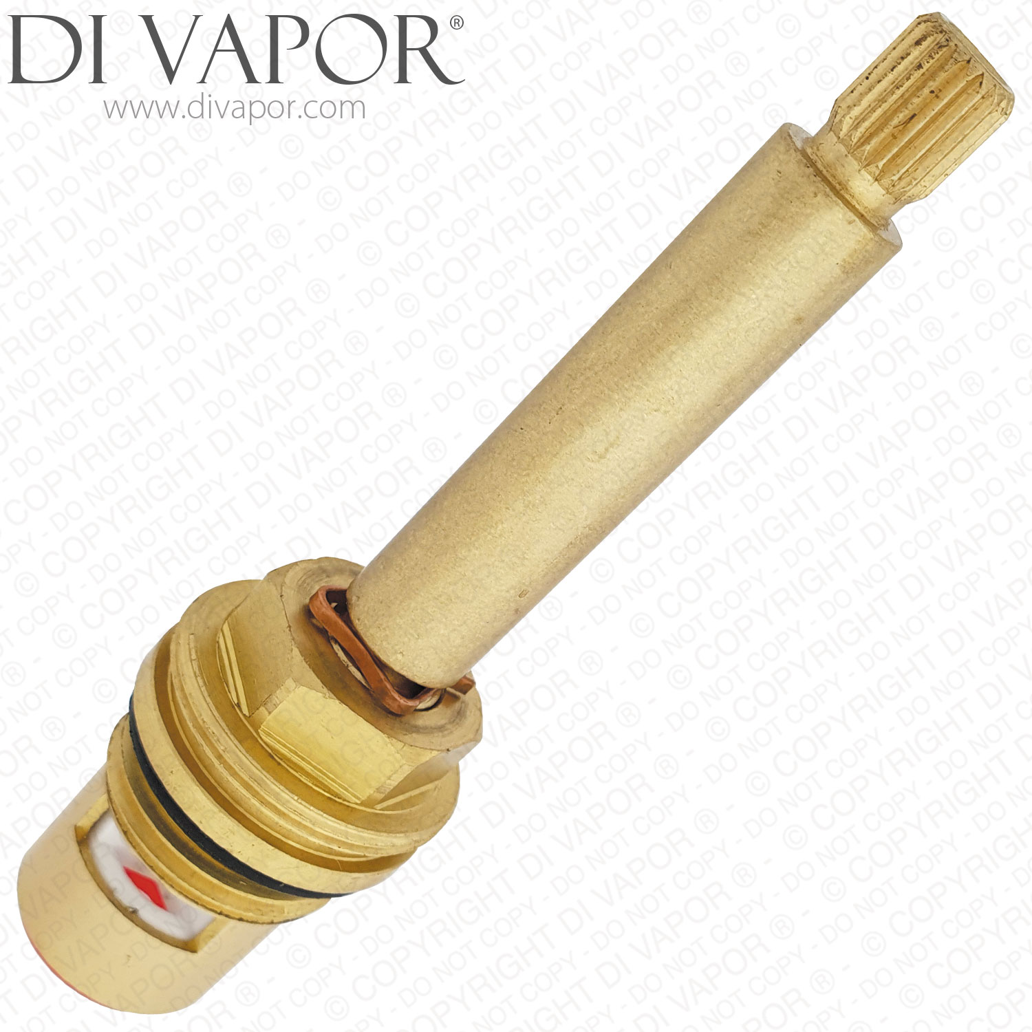 John Sydney Wall Mounted Tap Compatible Cartridge Clockwise Open