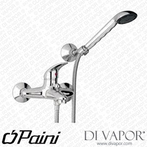 Paini 63CR105 Mini Single Lever Bath Shower Mixer with Adjustable Shower Kit Spare Parts