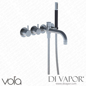 VOLA Two-Handle Built-In Mixer with Quarter Turn Ceramic Disc Technology (641DT8) Spare Parts