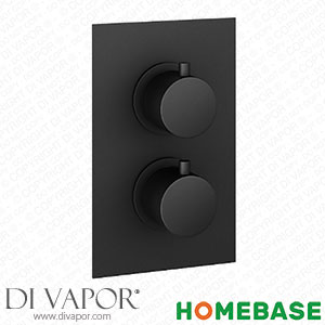 Homebase 642253 Thermostatic 1 Way Shower Valve - Matt Black Finish Spare Parts