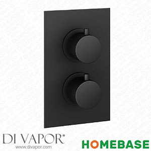 Homebase 642254 Thermostatic 2 Way Shower Valve - Matt Black Finish Spare Parts