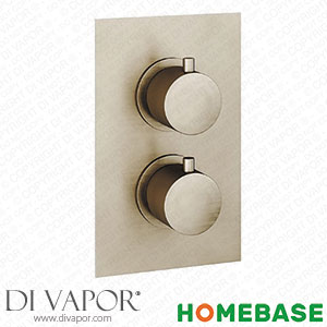 Homebase 642259 Thermostatic 2 Way Shower Valve - Brushed Nickel Finish Spare Parts