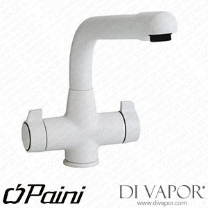 Paini 64B9545E28PIA Contemporary White One Tap Hole Cruciform Quarter Turn Sink Mono Spare Parts