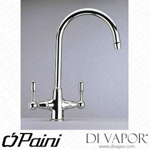 Paini 64CQ544ELLEPL Traditional Classics Brushed Swan Solid Lever Mono Tap Spare Parts