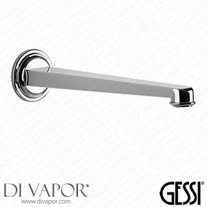 Gessi Venti20 Wall-Mounted Basin Spout Long 65101#031 Spare Parts