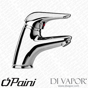 Paini 67CR211 Atomix 2000 Single Lever Basin Mixer Tap with 1