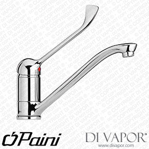Paini 67CR573L Cucina Kitchen Mixer Tap with Swivel Spout and Medical Lever Spare Parts