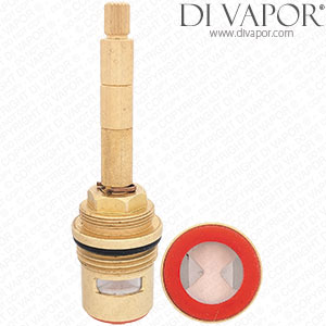 54mm Flow Cartridge - 3/4" Anti-Clockwise Open - 20 Spline