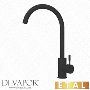 ETAL 687XR ETAL Holly Single-Lever Mono Mixer Kitchen Tap Matt Black Spare Parts
