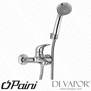 Paini 69CR100Z Jolly Single Lever Bath Shower Mixer Tap with Fixed Shower Kit Spare Parts