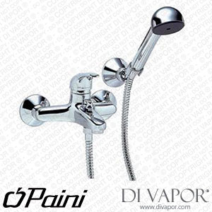 Paini 69CR105 Jolly Single Lever Bath Shower Mixer with Adjustable Shower Kit Spare Parts