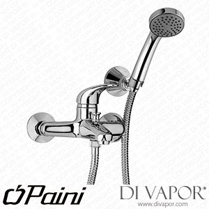 Paini 69CR105Z Jolly Single Lever Bath Shower Mixer Tap with Adjustable Shower Kit Spare Parts