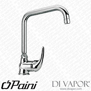 Paini 69CR594 Jolly Single Lever Kitchen Mixer Tap with 90? Tube Spout Spare Parts