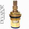 52mm Cartridge - 1/2" BSP, 1/4 Turn Anti-Clockwise Open, 32 Splines - Cold Side