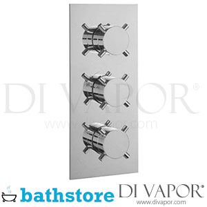 Bathstore 70001000340 Quatra Vertical Thermostatic Shower Bath Valve Spare Parts