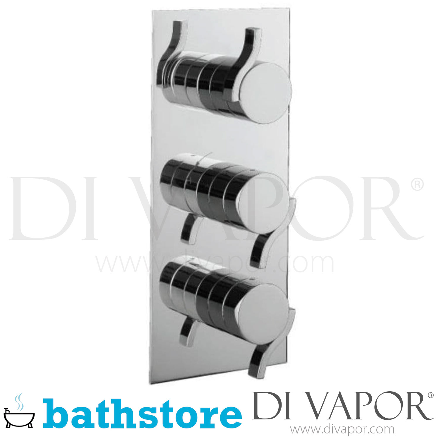 Bathstore 70001000550 Parador Vertical Thermostatic Shower Bath Valve
