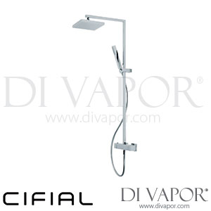 Cifial 700800SQ Quadrado Thermostatic Shower Column Spare Parts