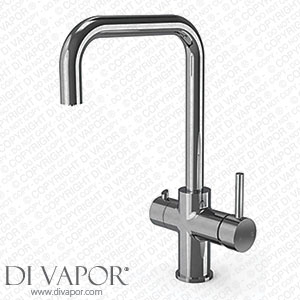 330 mm 706RG ETAL 4-in-1 Instant Hot Water Kitchen Tap Polished Chrome Spare Parts