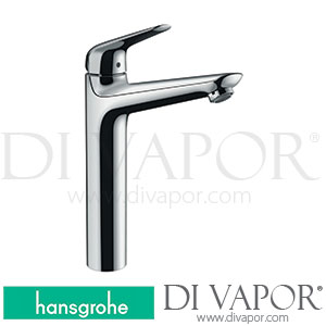 Hansgrohe 71025009 Novus Single Lever Basin Mixer 230 with Pop-Up Waste Set 2 Ticks >10/20 Spare Parts
