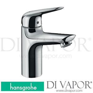 Hansgrohe 71032000 Novus Single Lever Basin Mixer 100 Coolstart with Push-Open Waste Set >10/17 Spare Parts