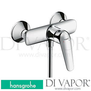 Hansgrohe 71061000 Novus Single Lever Shower Mixer for Exposed Installation with Centre Distance 15.3 CM 10/17 - 06/22 Spare Parts