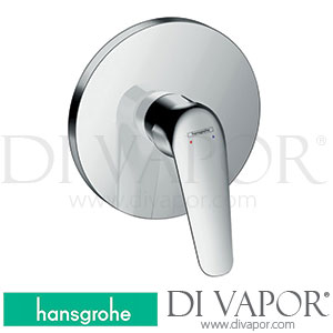 Hansgrohe 71065000 Novus Single Lever Shower Mixer for Concealed Installation for Ibox Universal 10/17 - 06/22 Spare Parts